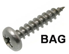 Pan Head screw 8x19 Bag