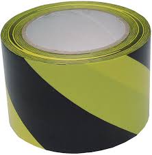 Safety Tape Black & Yellow