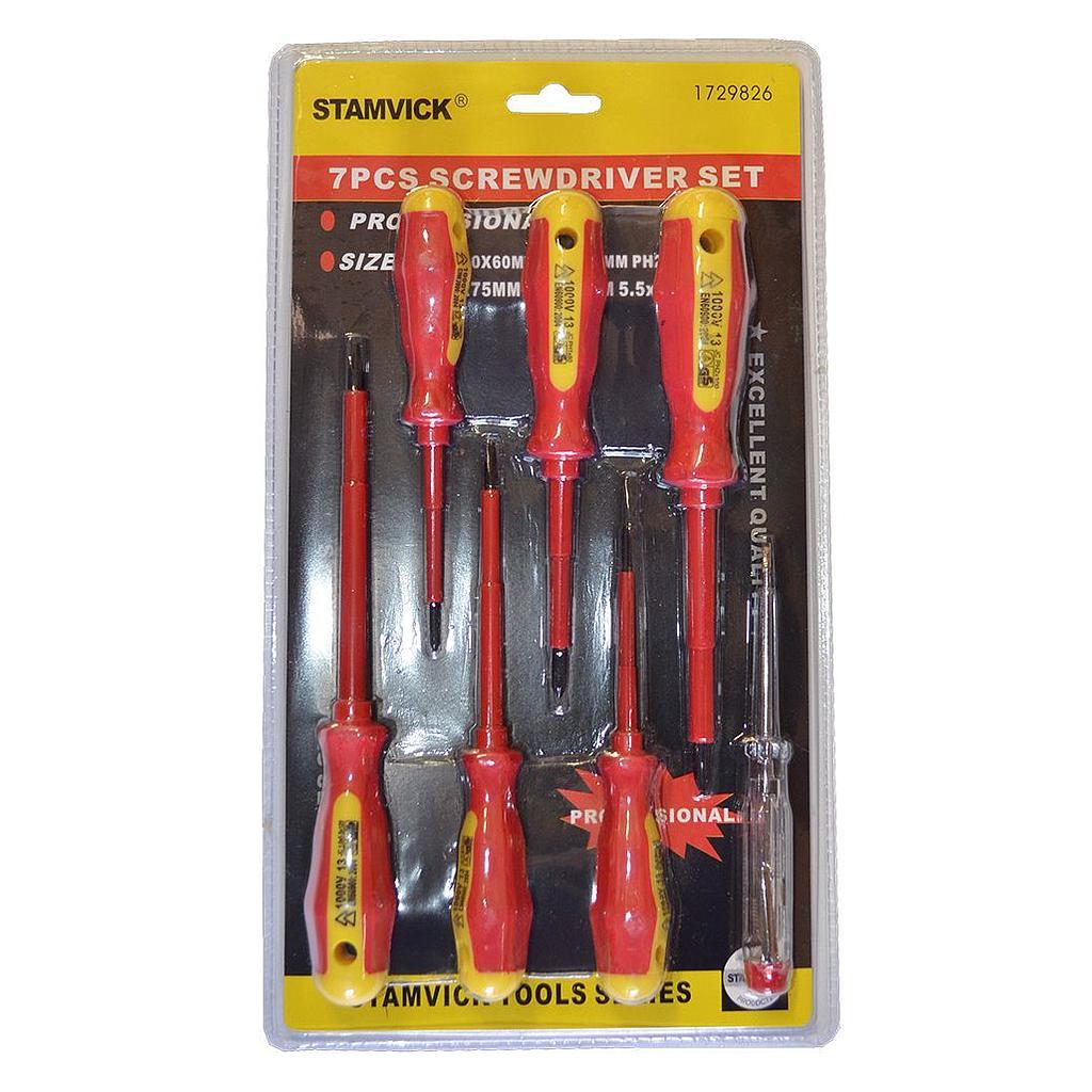 electric screw driver 7pc