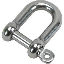 D Shackle 8mm SS 