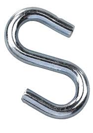 S hook thick 9x80mm