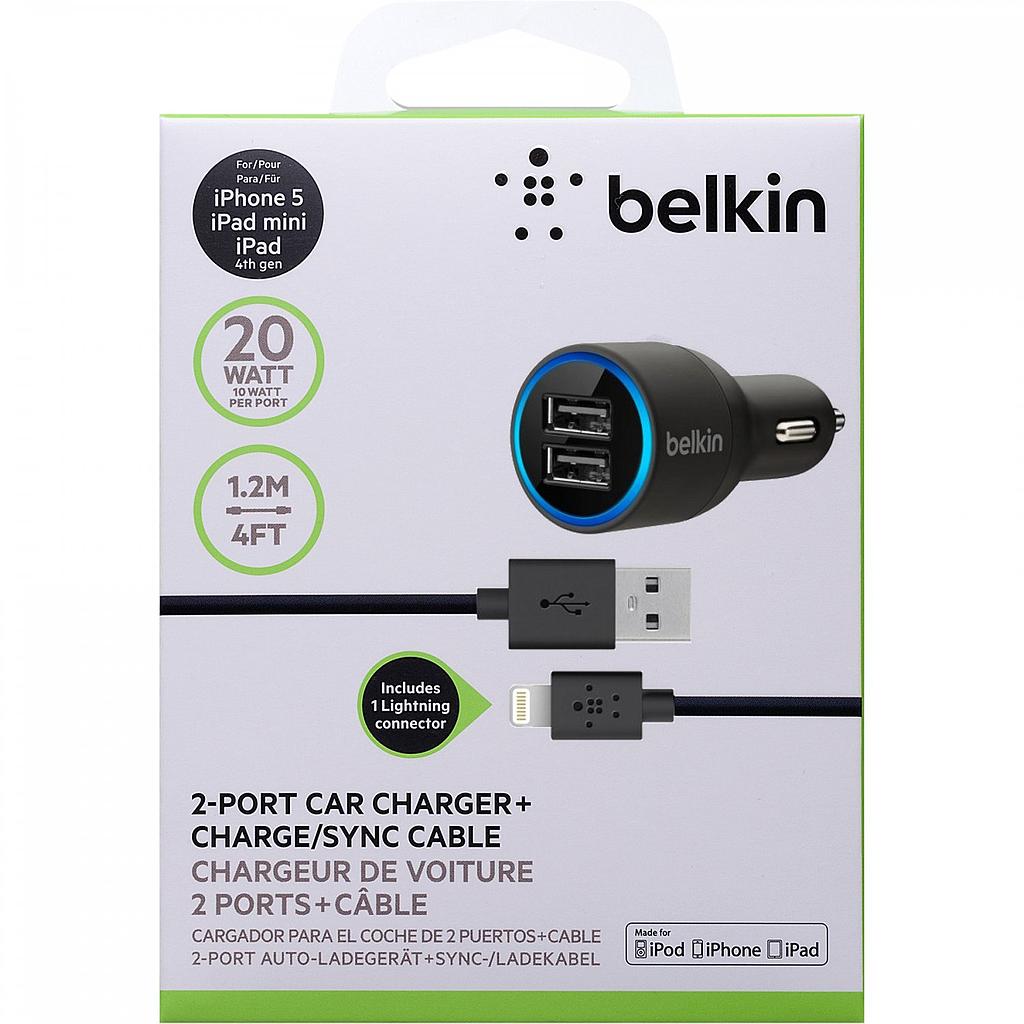 USB car charger Belkin