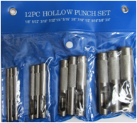 12 pcs Hollow Punch Set