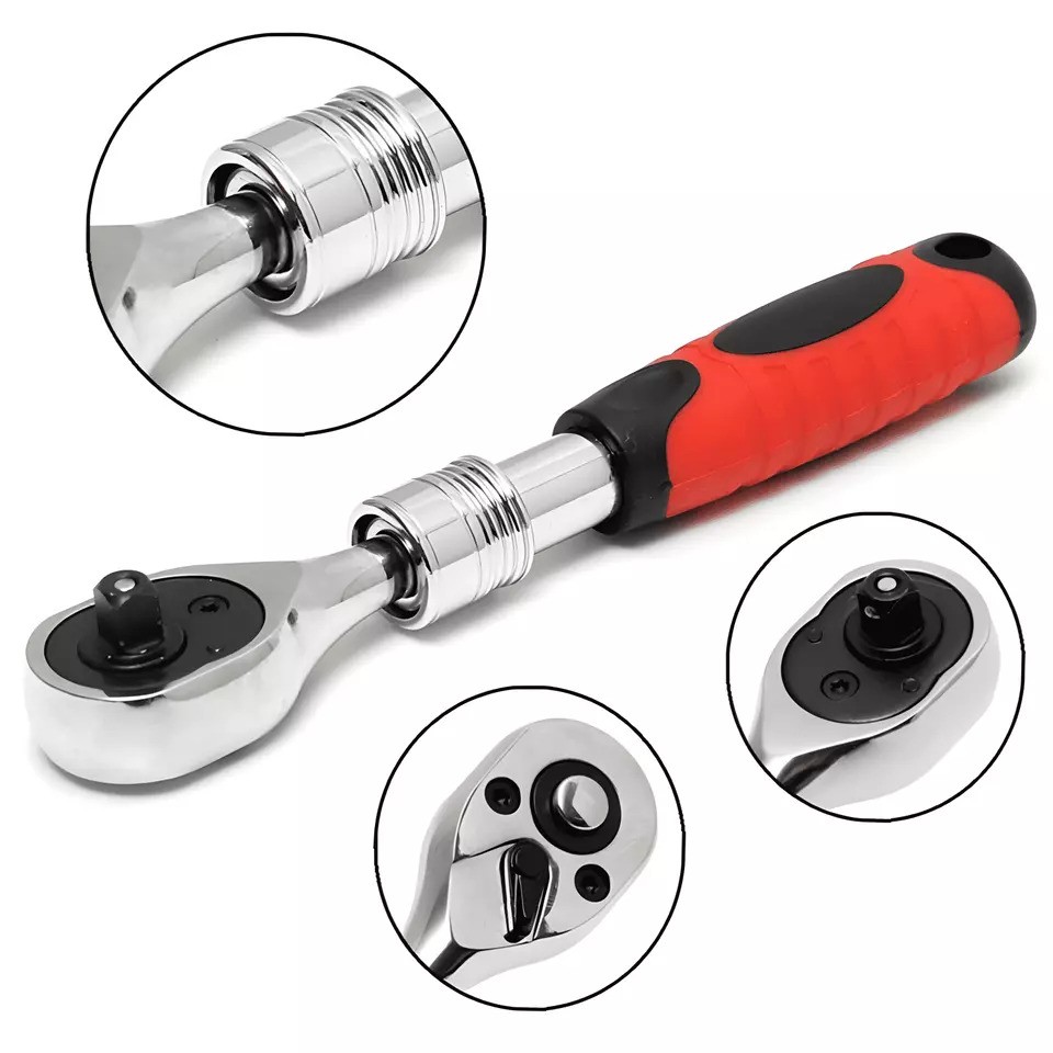 ratchet wrench 1/4" extendable