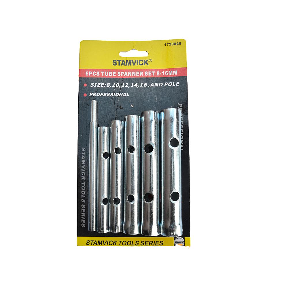 6 pcs Tube Spanner Set