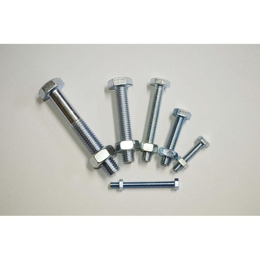 5pc Hex Head Bolt M10x40