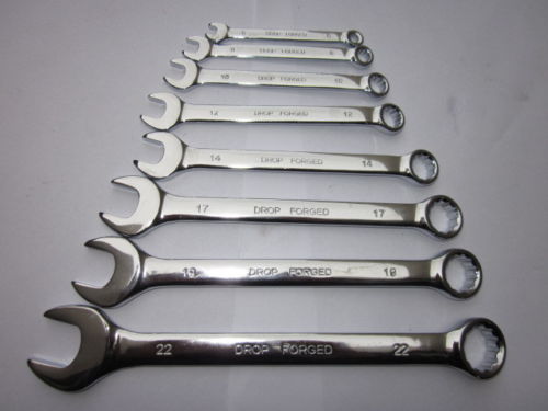 8 pcs Combination Spanner Set