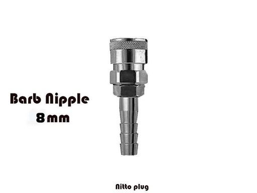 Nitto barb coupler socket 8mm