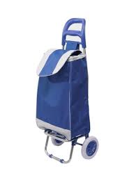 shopping trolley bag blue