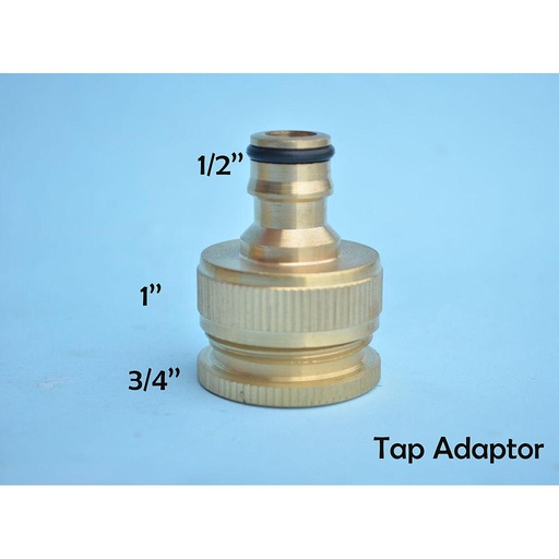 Brass Hose Adaptor 3/4" & 1"