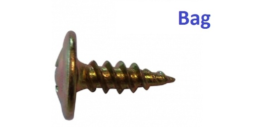 Button Stiching Screw Zinc 8x15mm Bag