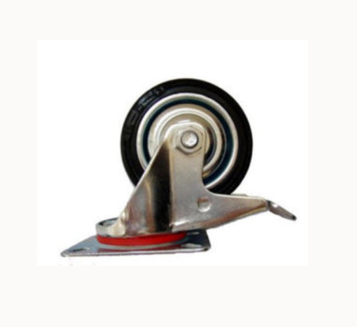 Castor Wheel 80mm Swivel Brake 038080