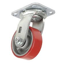 PU Castor Wheel 4" 100mm Swivel