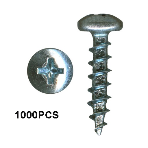 Pan Head Screw 8x20 1000pc