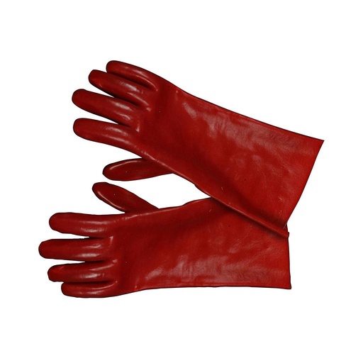 Red PVC Glove 27mm