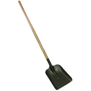 Square Shovel Long Wood