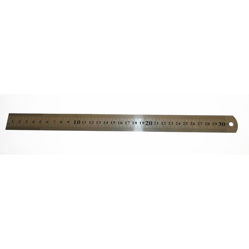 Stainless steel ruler 30cm