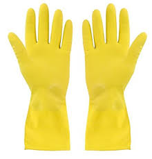 Household rubber glove common