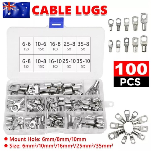 100 pc cable lug terminal