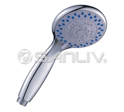 shower sprinkler c/w hose blue adjustable 