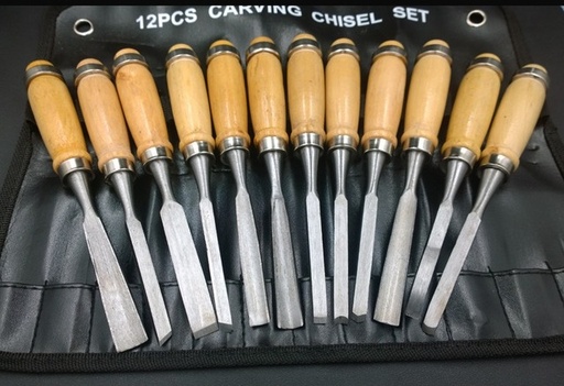 12 pc carving Wood Chisel 