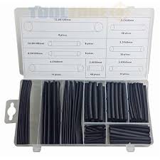 Heat shrink tube black 150pc 